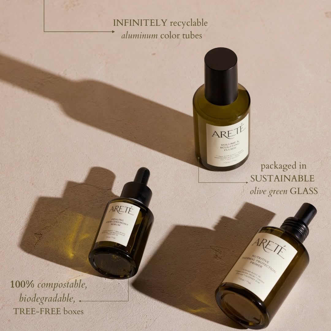 ARETÉ Botanical Bond Hair Repair Masque, Plant‑Derived PROPLEX Repair Treatment Hair Mask with Quinoa, Olive, Buriti & Sweet Basil for Strength, Shine & Frizz Control, 5.8 oz