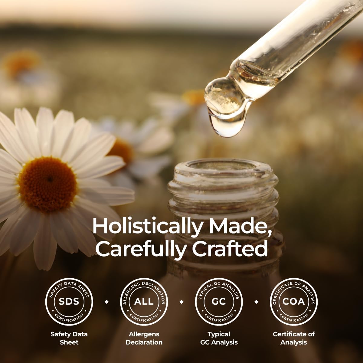 Gya Labs Organic German Chamomile Essential Oil - 0.34 Fl Oz - for Skin, Hair, Diffuser, Aromatherapy, DIY Candle Making Scents