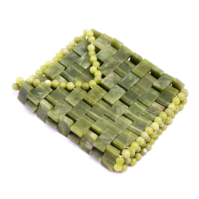 AITELEI Natural Jade Eye Mask Anti-Aging Facial Sleeping Eye Mask Hot or Cold Therapy Blindfold for Puffy Eyes, eye masks for dark circles and puffiness Massage Tool