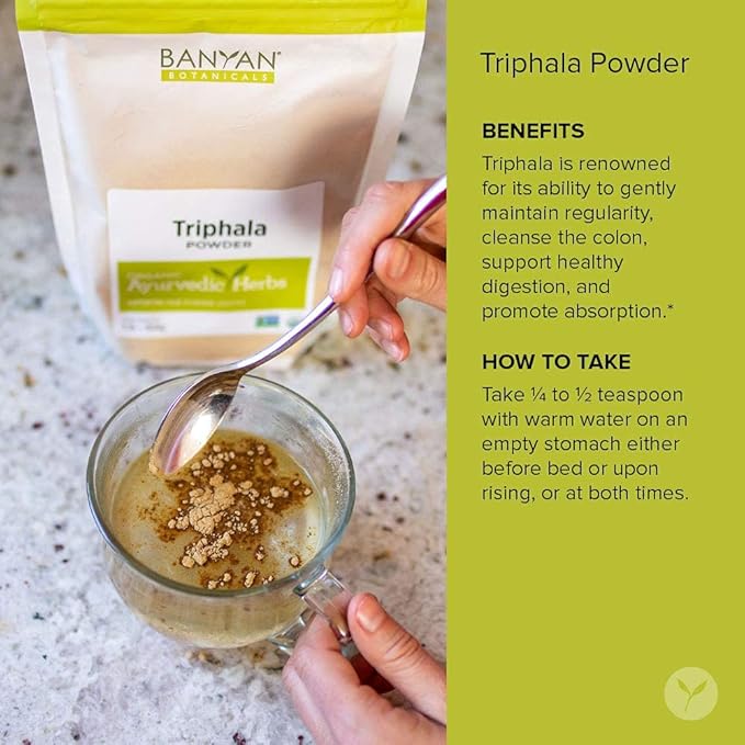 Banyan Botanicals Triphala Powder- Certified Organic