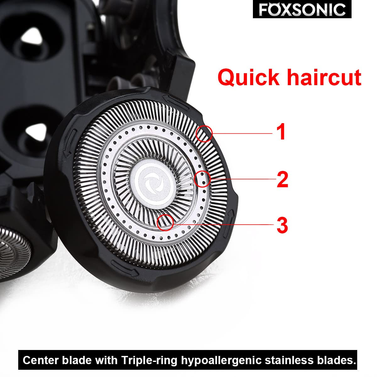 Upgraded 9 Blade Body Shaver Replacement Heads for Many Brands Electric Razor