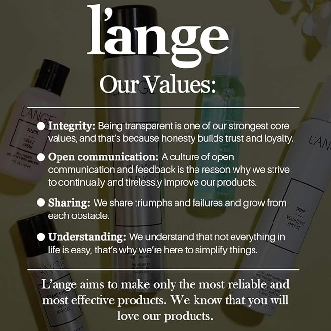 L'ANGE HAIR Satin Néctar Nourishing Gloss | Hair Serum for All Hair Types | Smoothing Serum with Antioxidants and Vitamins | Salon Hair Spray for Blowouts | Anti Frizz Hair Serum (2 Fl Oz)