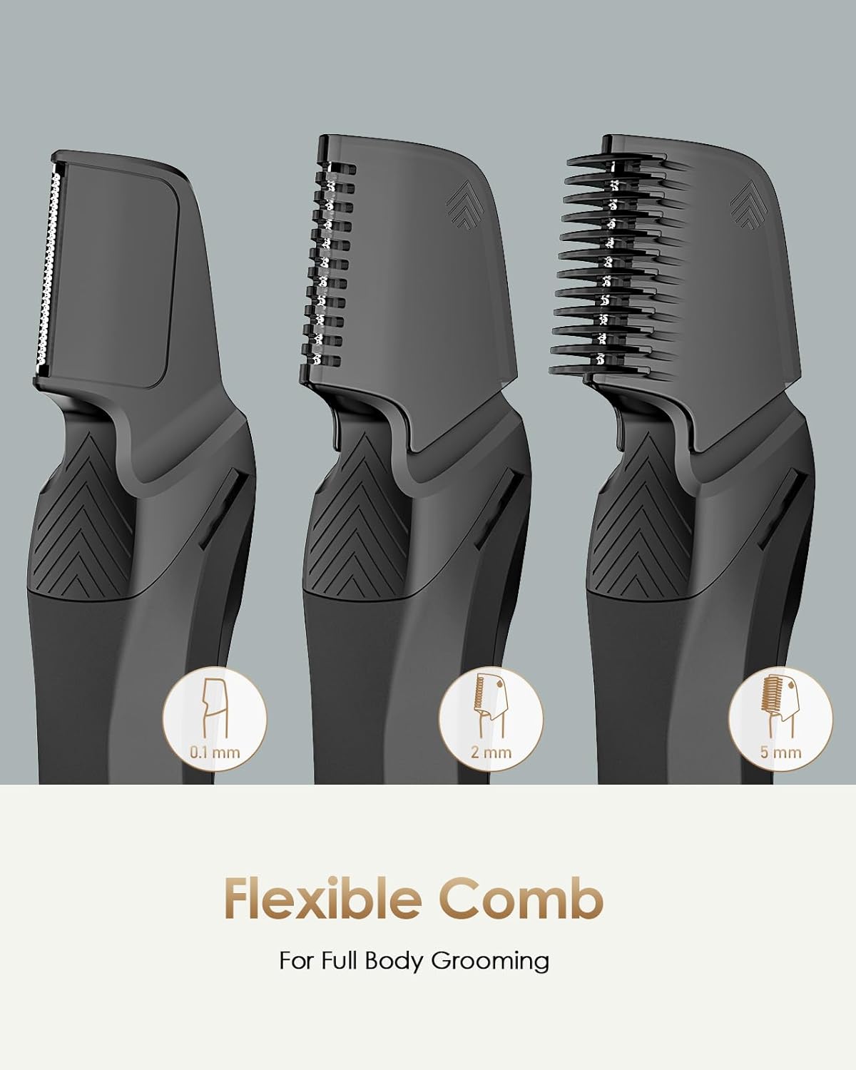 Trimmer Replacement Blade Head for Manscaped 2Pack Replacement Foil Blade & V-Shaped Blade Lawn Mower 4.0, 3.0, 3.0 Plus, 2.0 Ultra Hair Trimmer, Replacement Clipper Blade Head for Body Hair Grooming