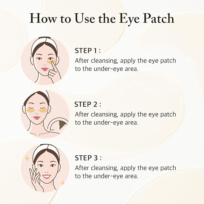 Salmon Peptide Eye Care Duo – Cooling Hydrogel Patches & Nourishing Eye Cream for Refreshed, Hydrated Eyes – Korean Skincare