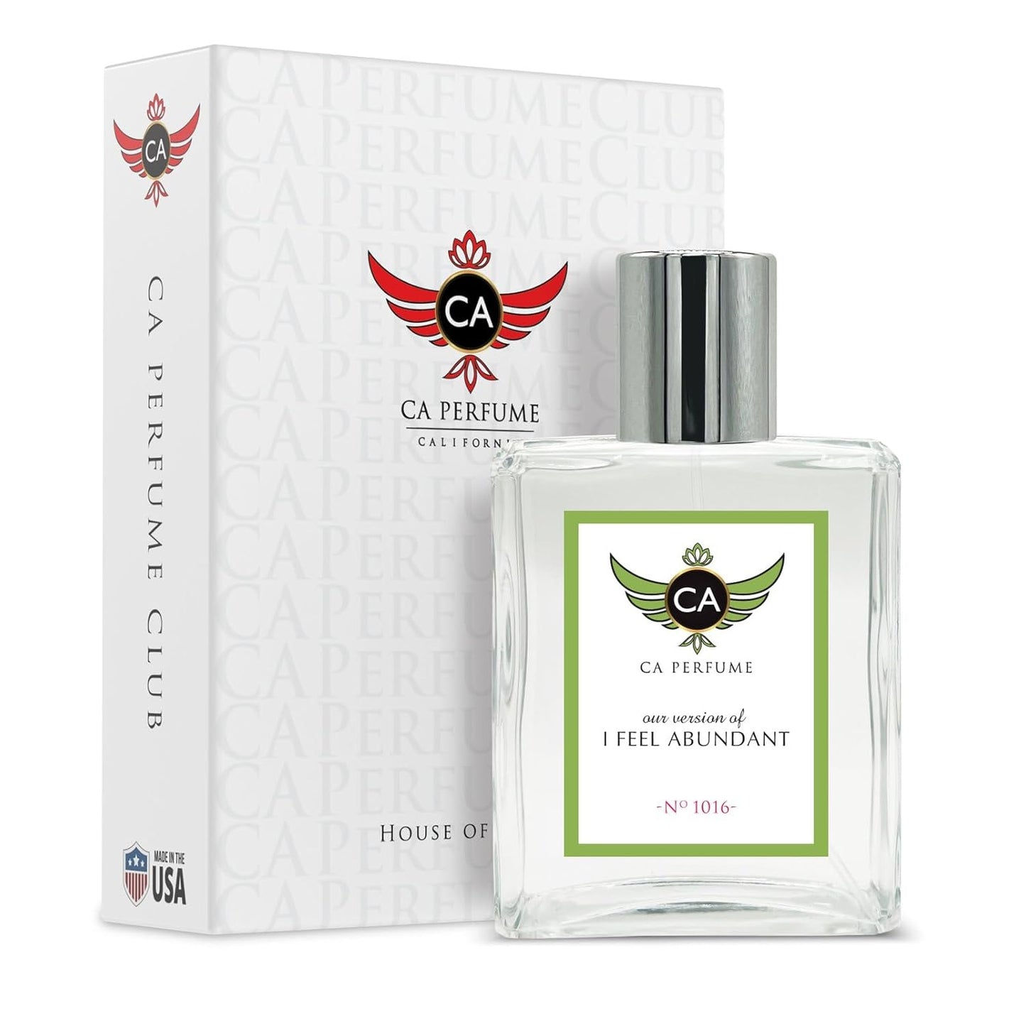 CA Perfume Impression of I Feel Abundant for Women Eau De Parfum Spray Long Lasting Perfume (3.4 Fl Oz / 100ml)