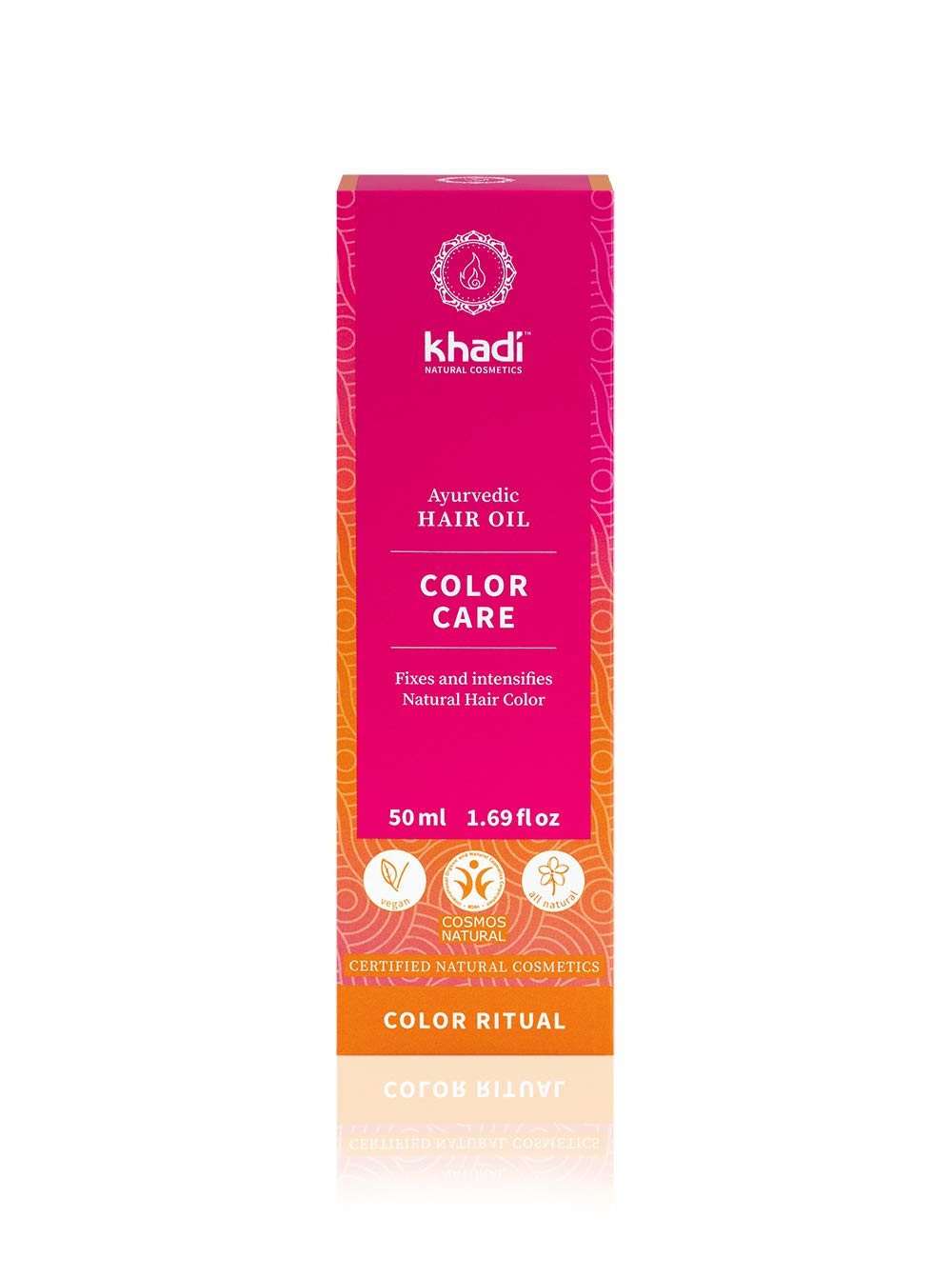 KHADI COLOR CARE Hair Oil - Hair treatment for fixing plant hair color - shine & UV protection - luminosity - 100% natural, plant-based & vegan - 1.69 fl oz