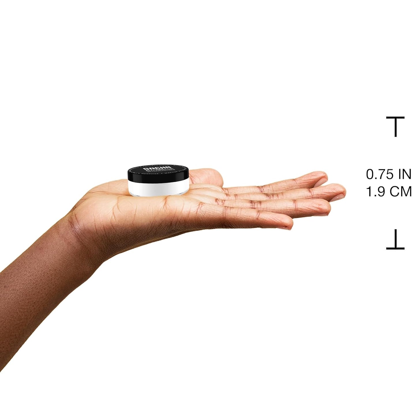 Sacha BUTTERCUP No Color Mini Setting Powder. No Ashy Flashback. Blurs Fine Lines and Pores. Loose, Translucent Face Powder to Set Makeup Foundation or Concealer. For All Skin Tones, 0.35 oz.