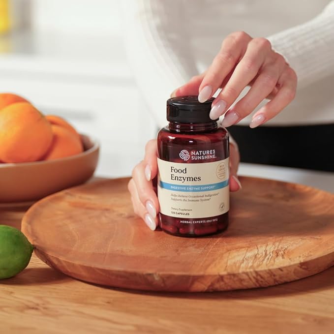 Nature's Sunshine Food Enzymes 60 Servings (120 Capsules)