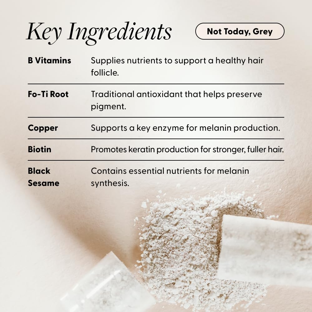 Arey The System Daily Hair Serum and Supplement Treatment for Women & Men | Slows Grey Hair Growth in 3-6 Months | Promote Thicker, Fuller Regrowth | Biotin, B + D Vitamins (1 Month Supply)