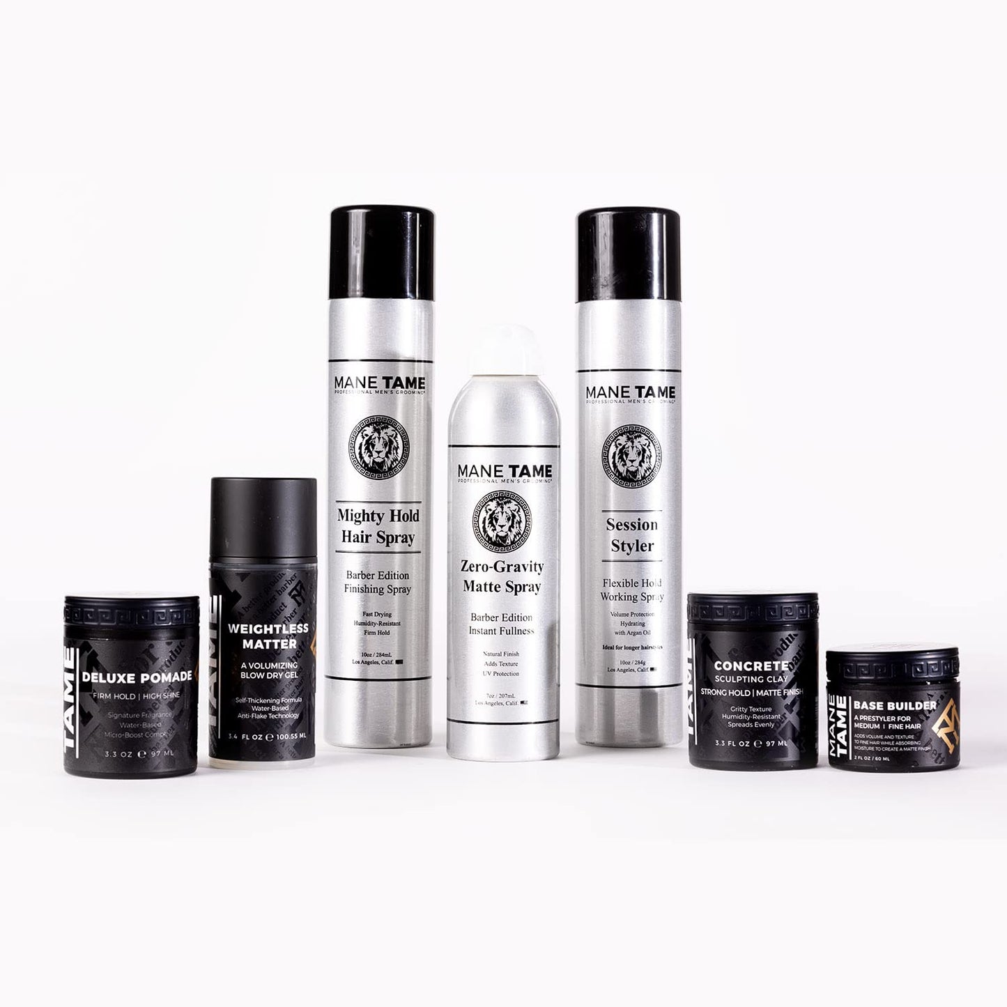 MANE TAME Session Styler Hair Spray for Men 10oz - Volume Protection, Flexible Hold, Working Spray - Best used as a Volume Booster