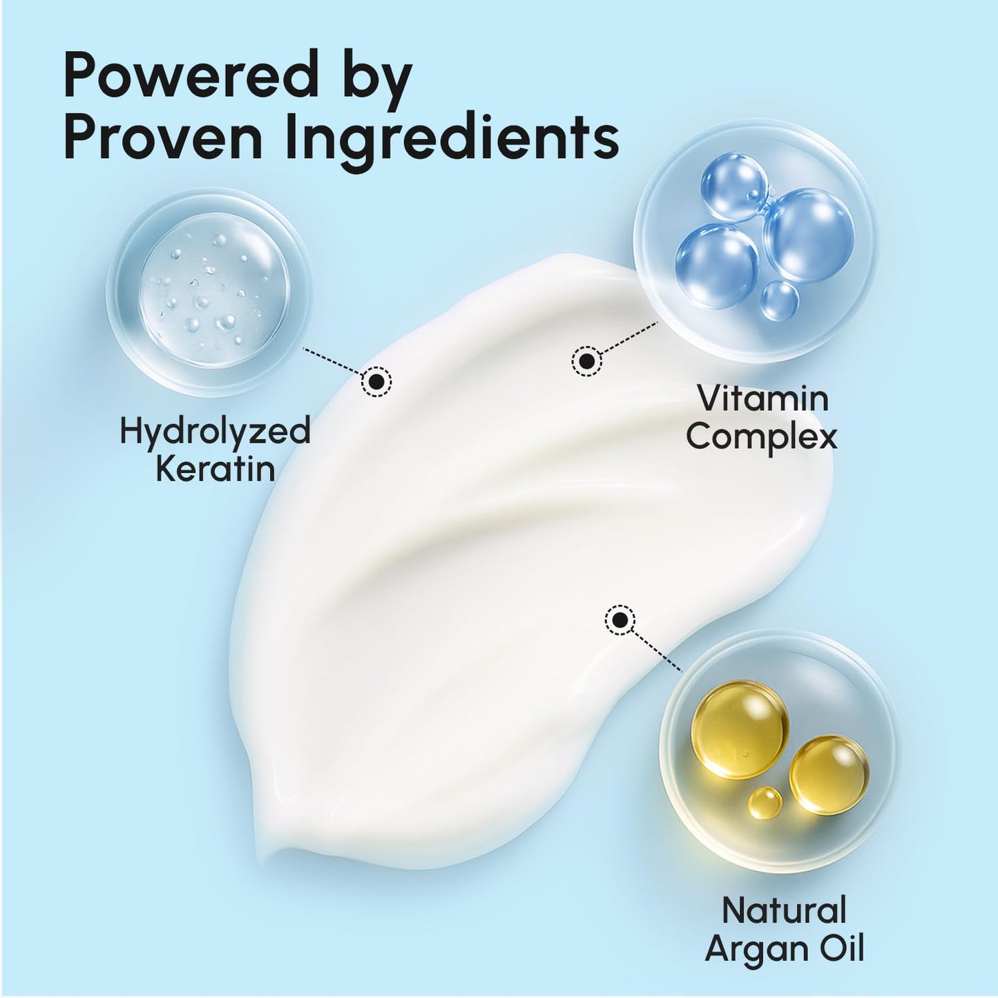 MAREE Leave In Conditioner for Dry Damaged Hair - Leave In Conditioner for Curly Hair - Care for Women & Men with Keratin & Argan Oil - Fine Spray Alternative Moisturizer - Acondicionador Para Cabello