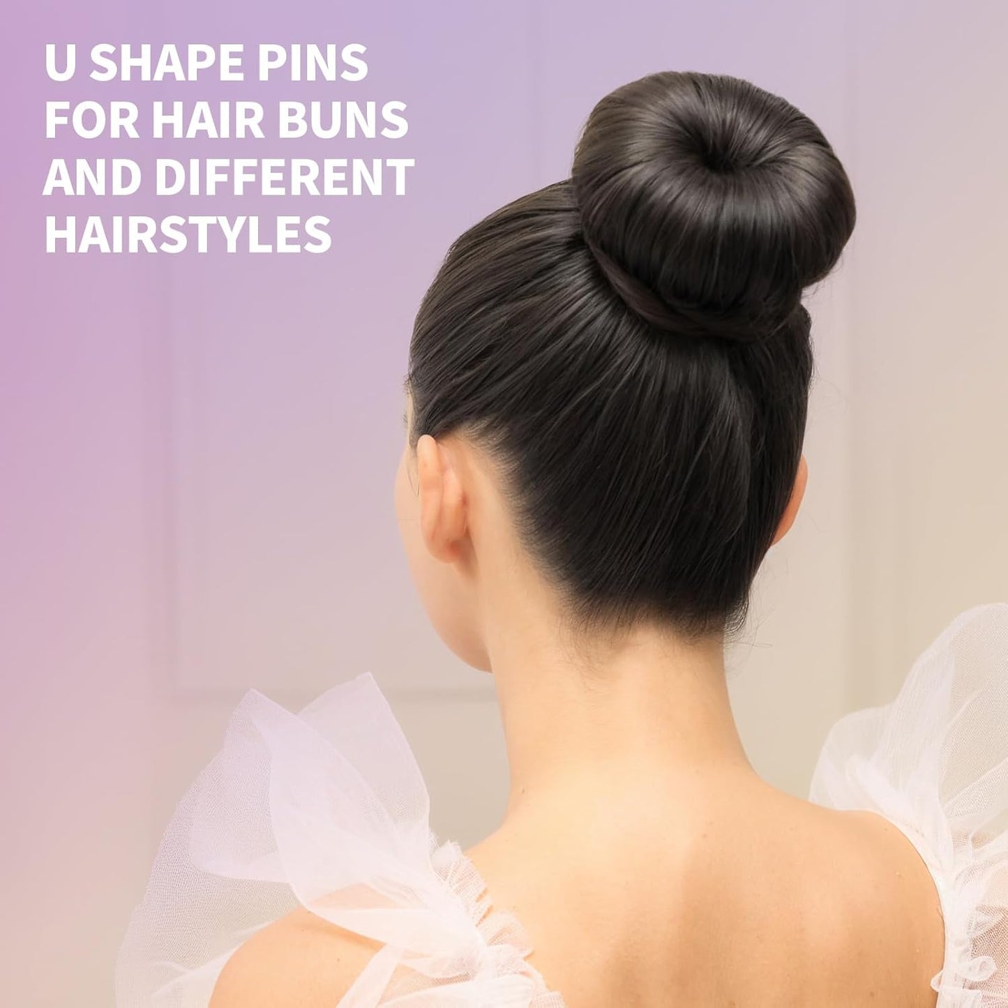 Teenitor 100Pcs Black Bobby Pins, Bobby Pins Black Hair Pins, Hair Pins for Women Girls 2inch