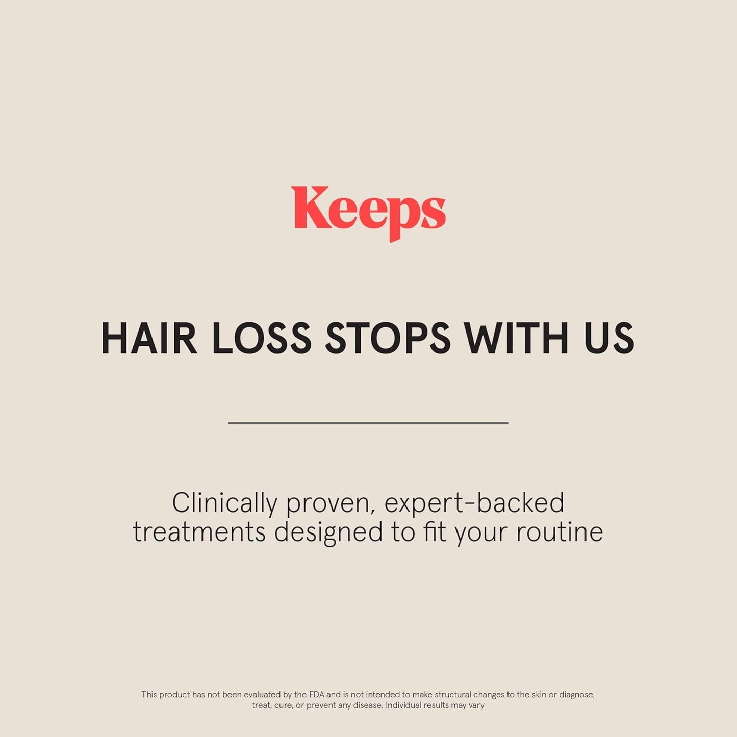 Keeps Extra Strength Minoxidil for Men - 5% Minoxidil Hair Growth Serum - Hair Loss & Regrowth Treatment for Thinning & Bald Spots - Clinically Proven Hair Growth Products - Unscented Topical Aerosol