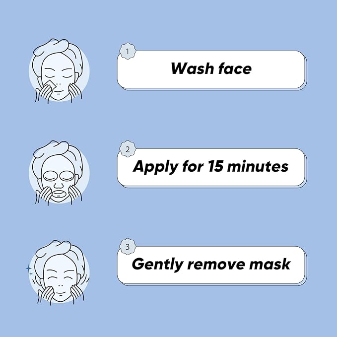 6 Pack Sheet Face Masks Skincare for All Skin Types, Gentle & Nourishing Skincare Face Masks, Suitable for Sensitive Skin, Bulk Facial Mask Set for Women & Face Spa