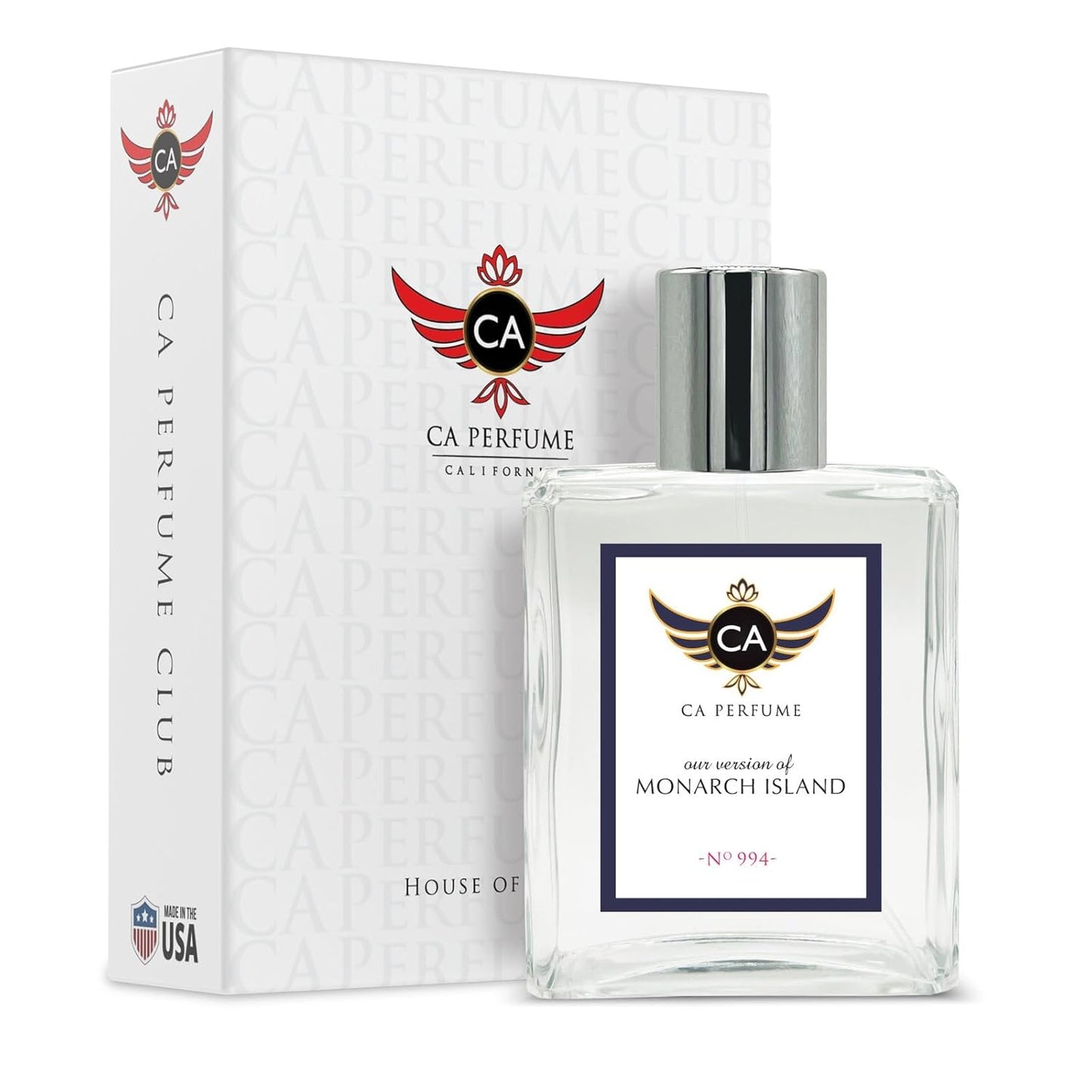 CA Perfume Impression of Monarch Island for Women & Men Eau De Parfum Spray Long Lasting Oriental Perfume (3.4 Fl Oz / 100ml)