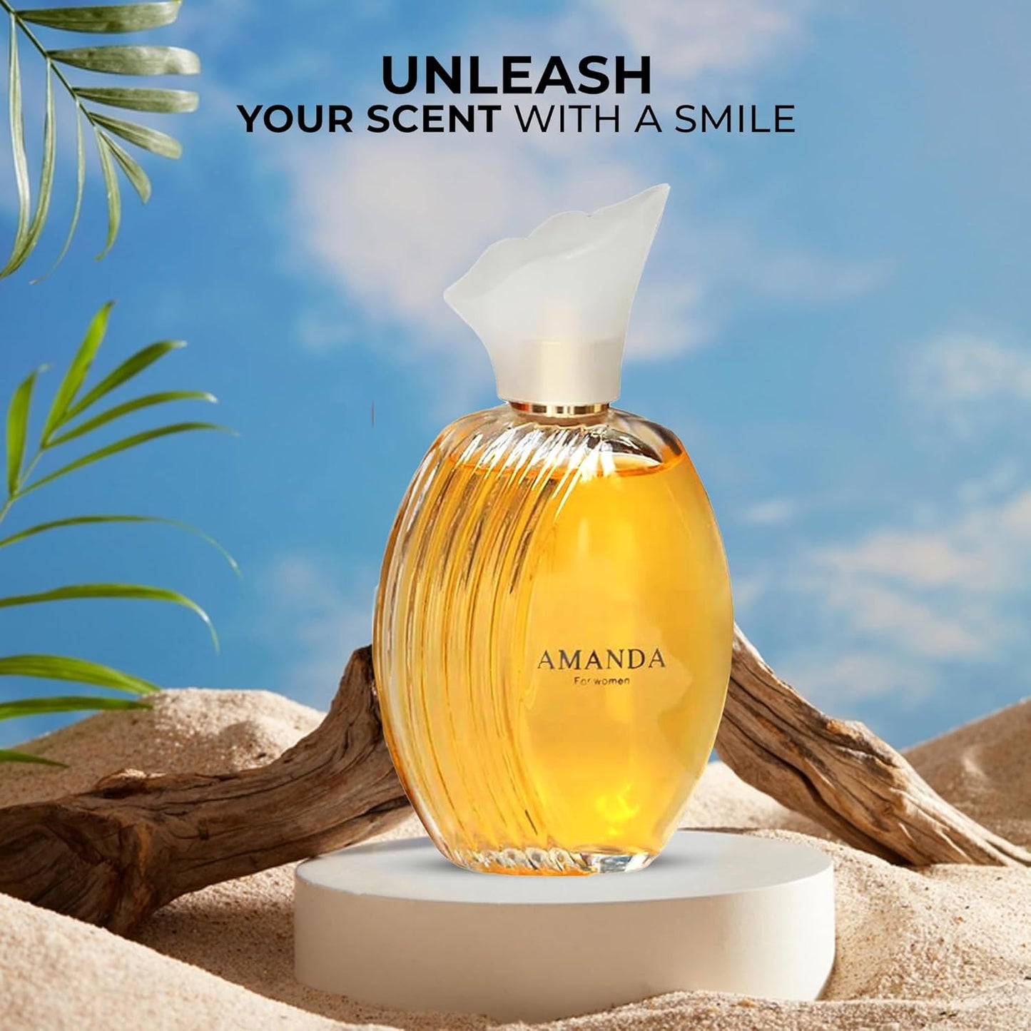 Women's Perfume Combo Set Milano Women&Amanda Floral Fruity Fragrance Eau De Parfum Elegant 100ml Bottle Natural Spray Each for Daily Used