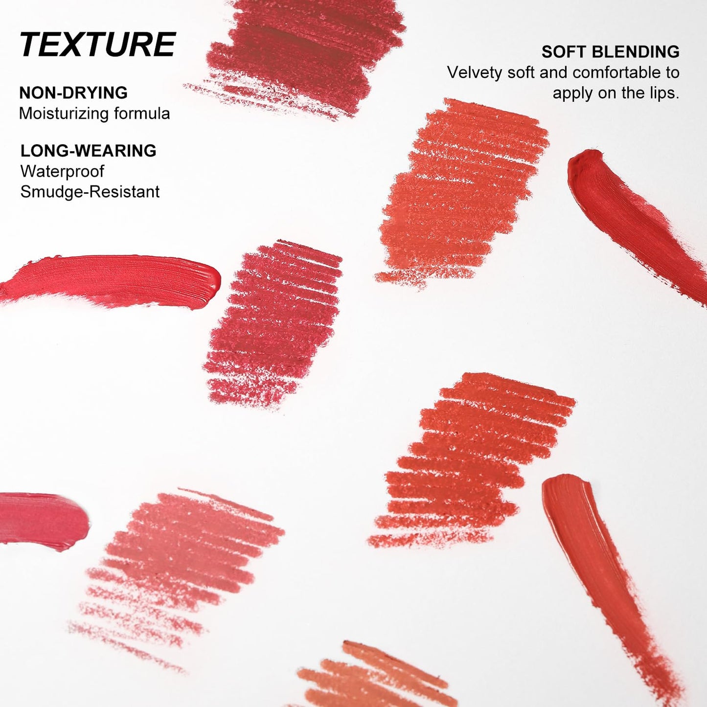 YOUNG VISION 6 Colors Matte Lipstick & Lip liner Combo Set, Matte Lip Makeup Srt - Durable, Waterproof, Long Wear, Cruelty Free for Girls, Women, Beginners Teenagers