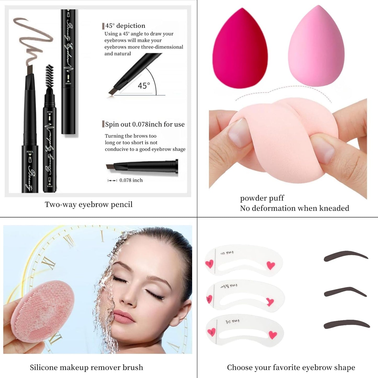 All in One Makeup Kit, Christmas Makeup Gift Set For Women,Makeup Kits For Teens,Girls Gift, Travel Makeup Set,Eyeshadow Palette Foundation Concealer Lipgloss