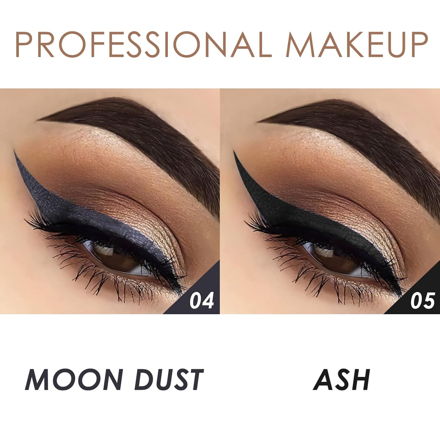 FOCALLURE 2 Pcs Cream Eyeshadow Stick,Brightener Eyeshadow Pencil Crayon,Highlighter Eye Shadow Stick Sets with Crease-proof Formula,Long Lasting Waterproof Eye Shadow Make Up,Smoky-night