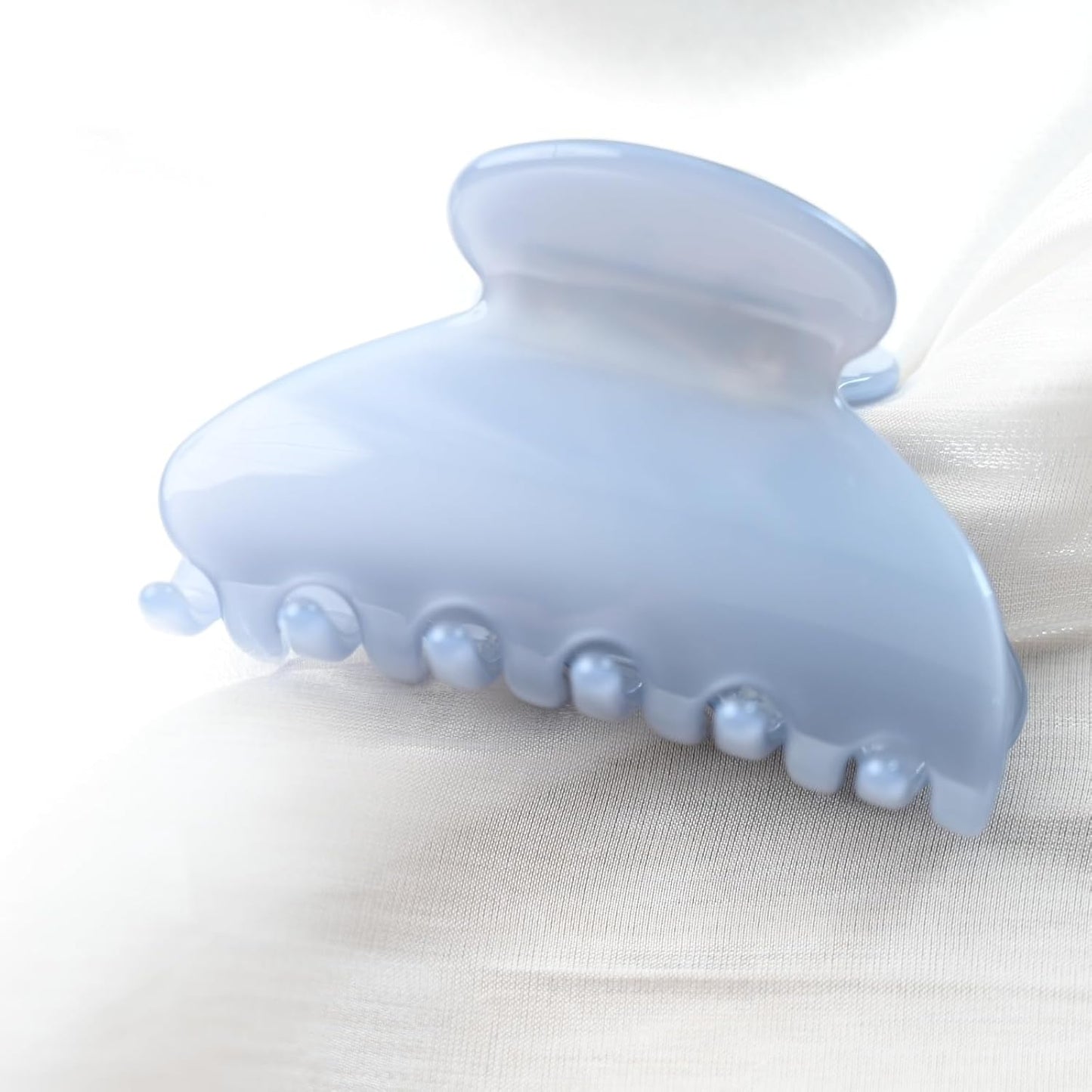 Handmade Celluloid Acetate French Design Barrettes Tortoise Shell Claws Hair Claw Luxury Fashion Accessories Hair Clip for Women (starblue)