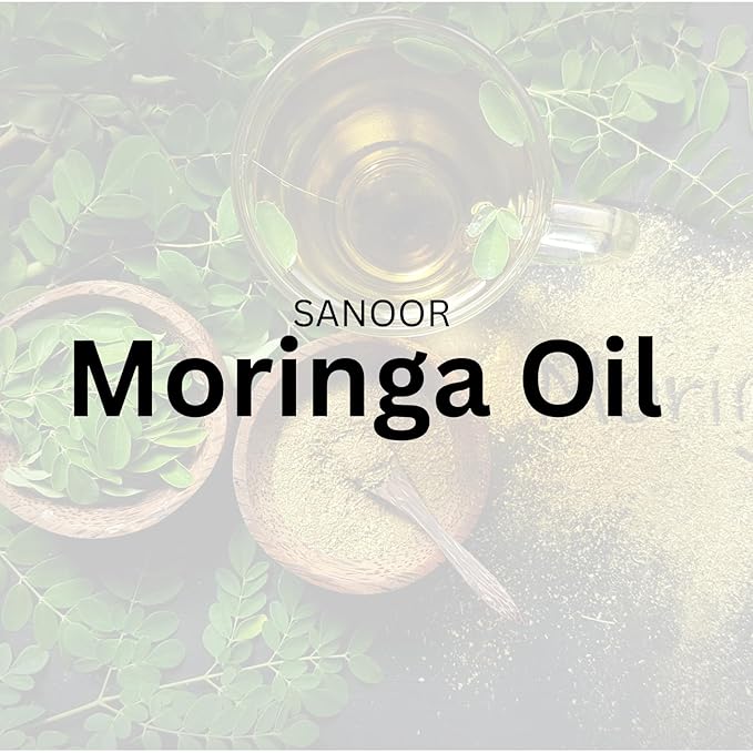 Moringa Miracle Oil - 100% Pure & Cold-Pressed - Deeply Hydrating Oil for Hair & Skin with Natural Nutrient-Rich Hair Butter for Strength & Shine - 2.02oz (60ml)