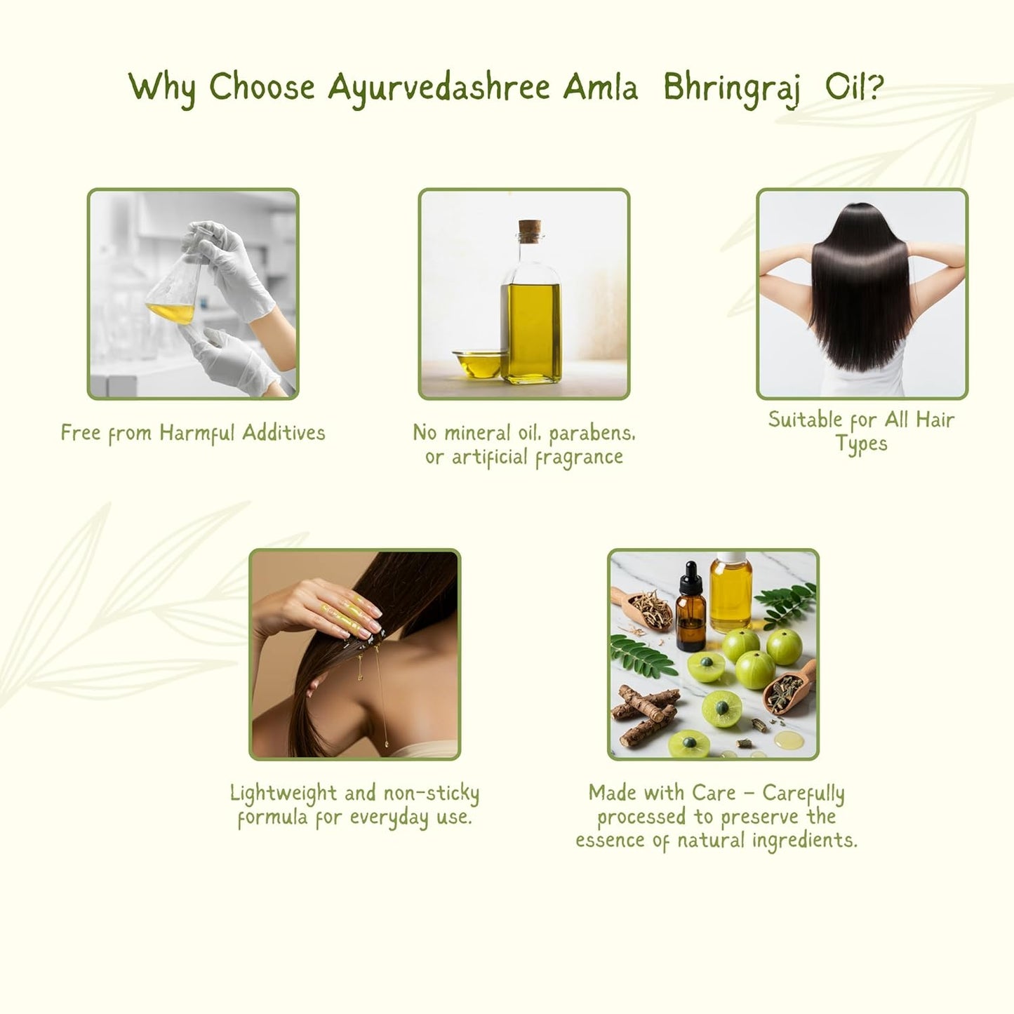 Hair Oil, 200 ml with Amla , Bhringraj , Brahmi , Methi , Shikakai , Neem , Henna , Pine , Clove , Eucalyptus & Citronella Oil