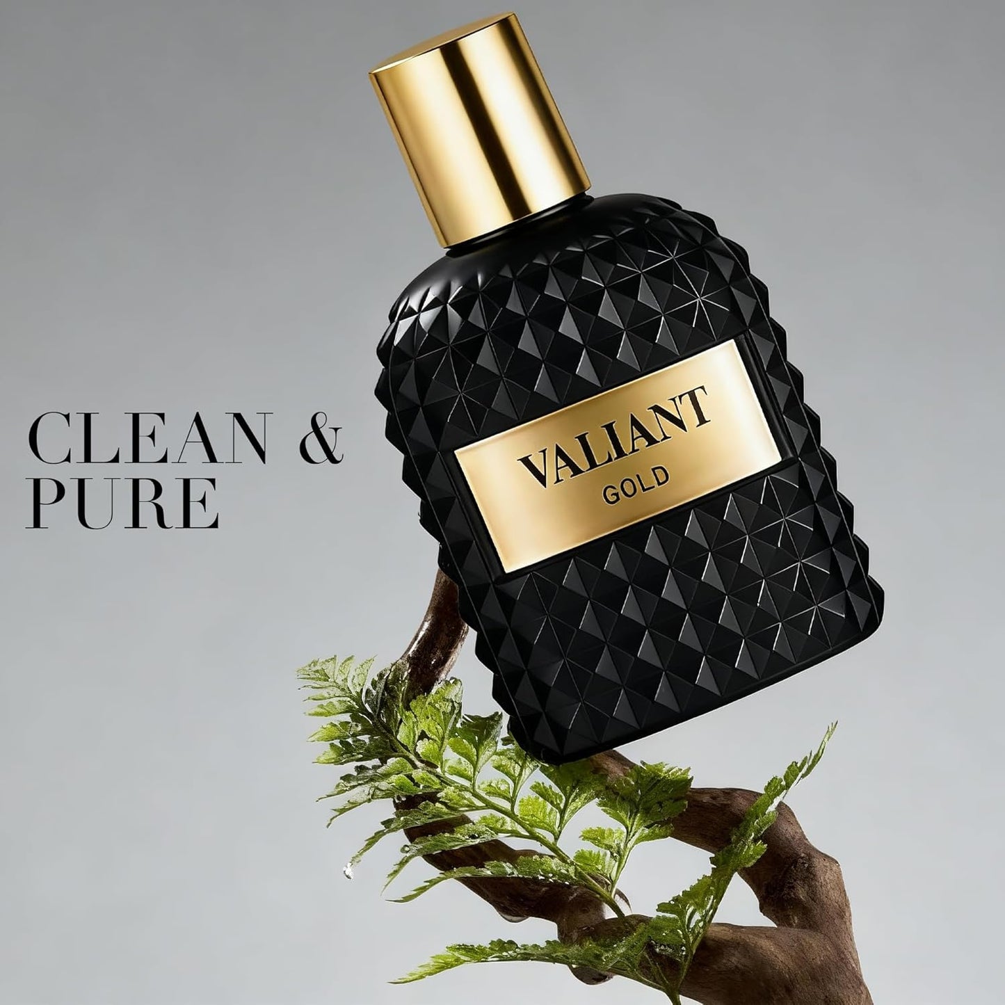 Valiant Gold Men's Cologne–Vanilla & Woody Scent Perfume for Men 3.4 Fl Oz Long Lasting Luxury Fragrance For All Occasions