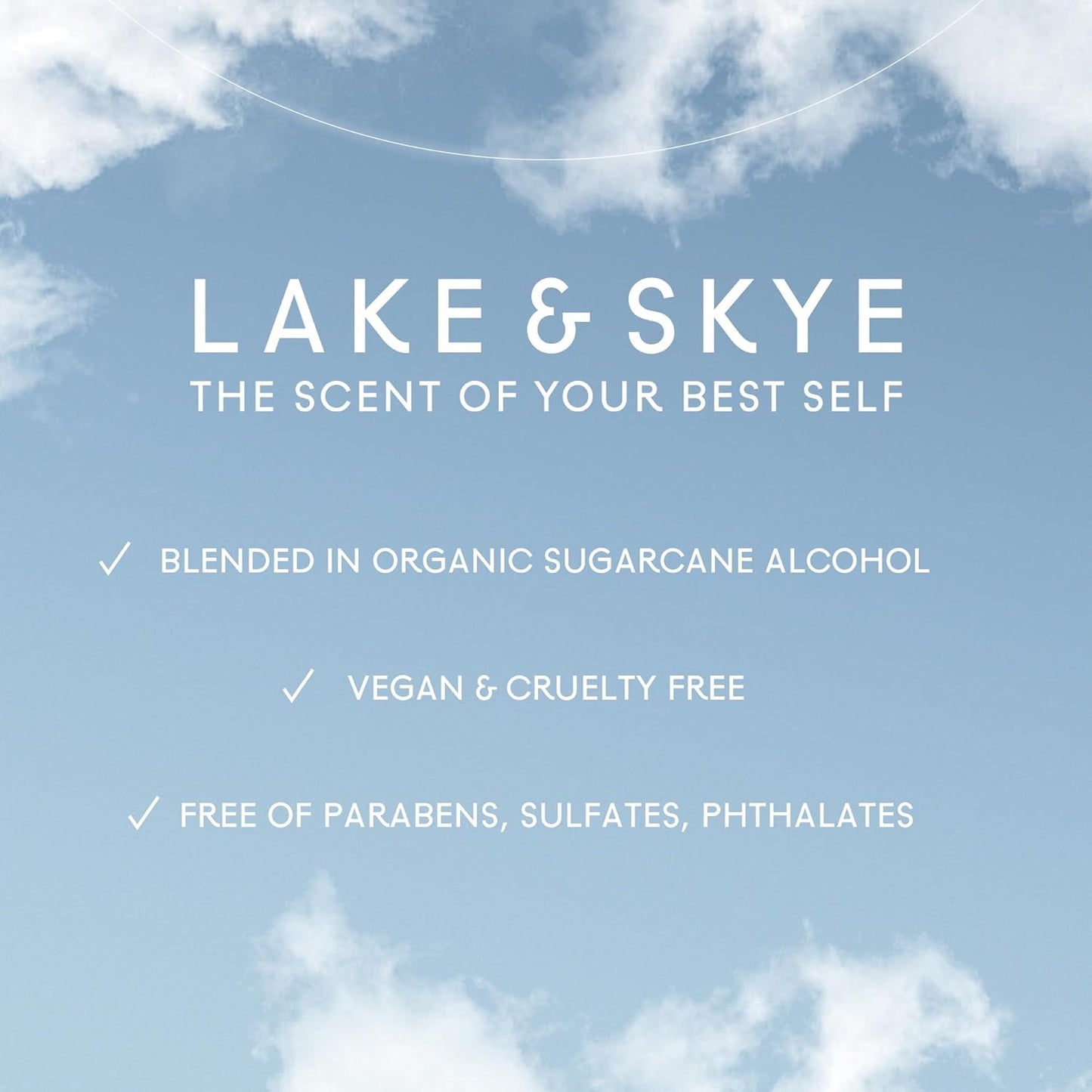 Lake & Skye 11 11 Azure Eau de Parfum 0.06 fl oz (2ml), Mini Perfume, Unisex Fragrance, Bright & Fresh Scent, Aquatic, Floral, and Musk Notes, with Essential Oils, Long-Lasting Fragrance