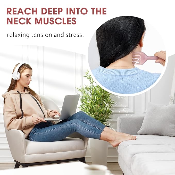 MoyRetty 2 Pack Manual Scalp Massagers, Perfect Scalp Massage Comb for Men & Women Home or Travel Use, Head Spa Gua Sha Tools for Relaxing(Pink)