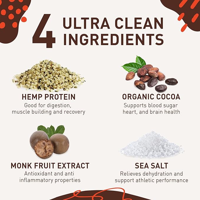 Hemp Vegan Protein Powder for Heart 9 Essential 10 ounces)