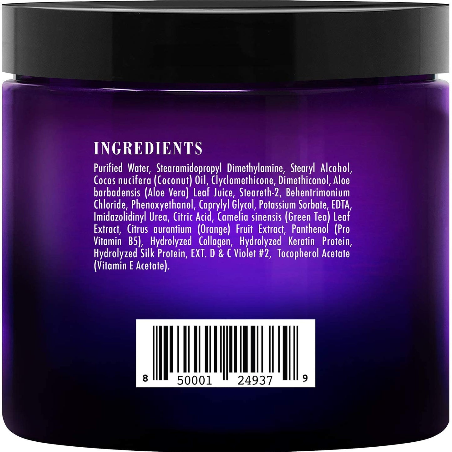 Botanic Hearth Purple Hair Mask | For Blonde, Silver And Gray Hair, Sulfate & Paraben Free | 8 Fl Oz