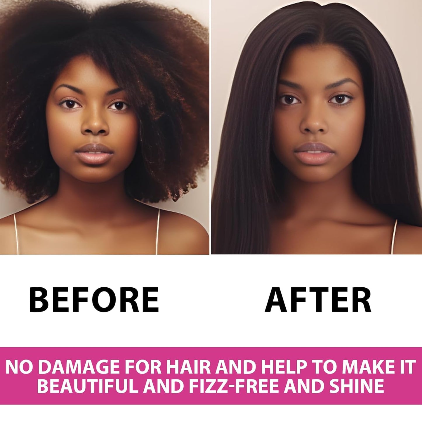 Goiple Hot Comb Hair Straightener Heat Pressing Combs, Hot Comb for Wigs Human Hair Ceramic Electric Straightener, Curling Iron Pressing Combs Kit for Wigs