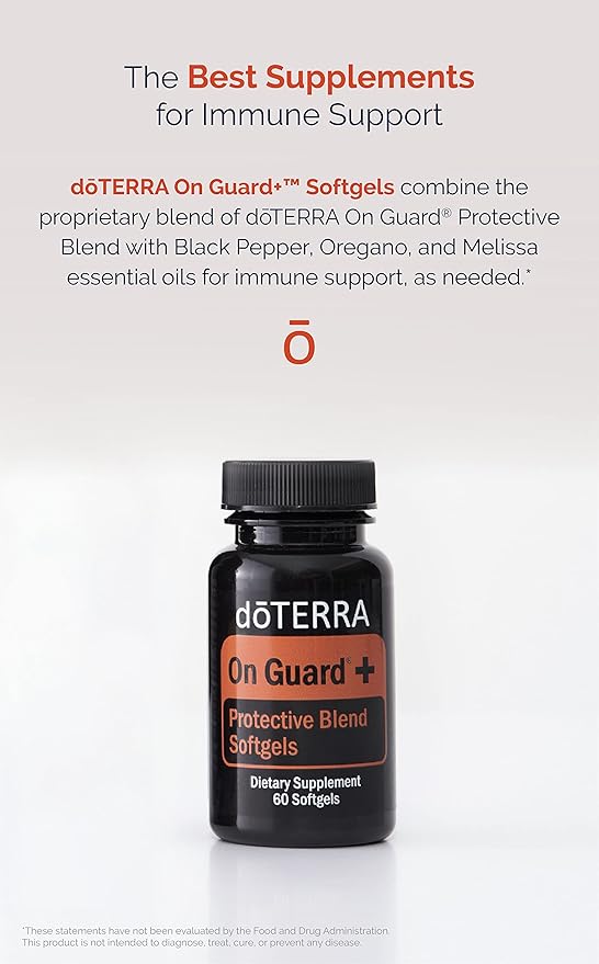 doTERRA - On Guard+ Softgels Essential Oil Protective Blend - 60 Softgels