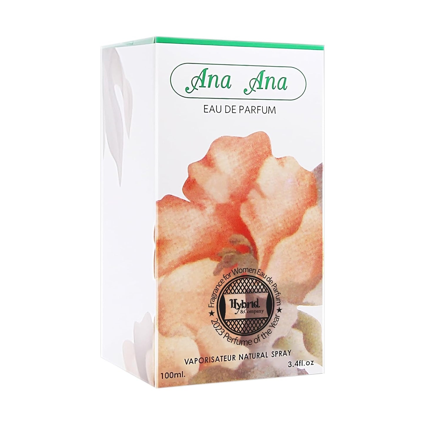 Hybrid & Company Ana Ana Eau De Parfum For Women Natural Spray Fresh Floral Scent, 3.4 Fl Oz