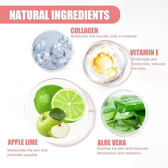 4 PCS Bee Lip Balm Honey Pot,Strawberry&Honey&Watermelon&Apple Lime Lip Sleeping Mask,Hydrating Prevention Dry and Cracked Lip (Honey & Strawberry & Watermelon & Apple Lime)