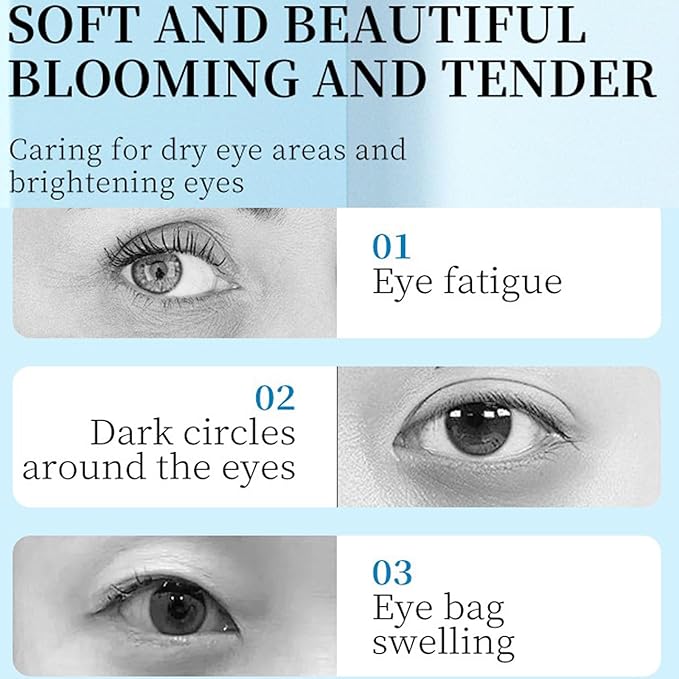 30 Pairs Lip Mask Under Eye Masks Patches, Crystal Collagen Hydrating Moisturizing Smoothing Lips Gel Pads for Puffy Eyes Bags,Dark Circles,Puffiness,Fine Lines,Wrinkles,Anti-Aging Blueberry