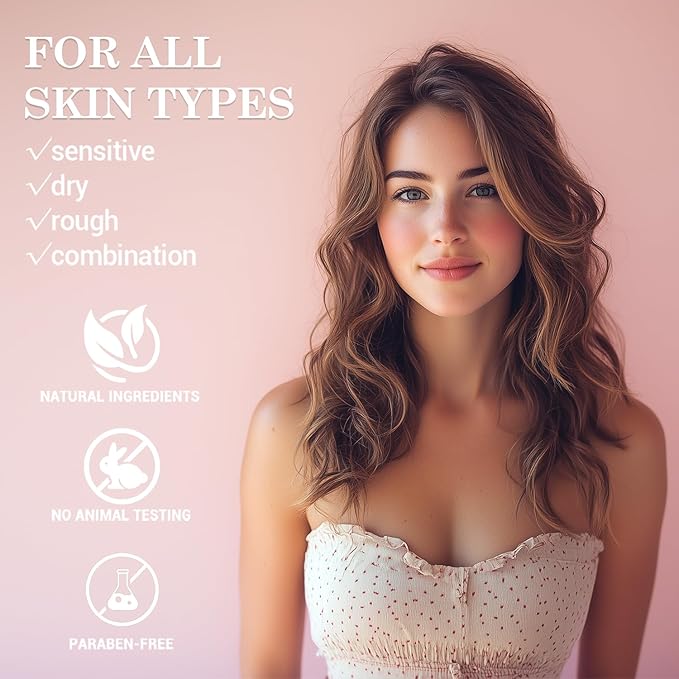 Cherry Blossom Lotion, Shea Butter Body Lotion for Women and Men Dry Skin, Deep Moisturizing, Hydrating and Softening, Smell Good, 200ml(6.8floz)