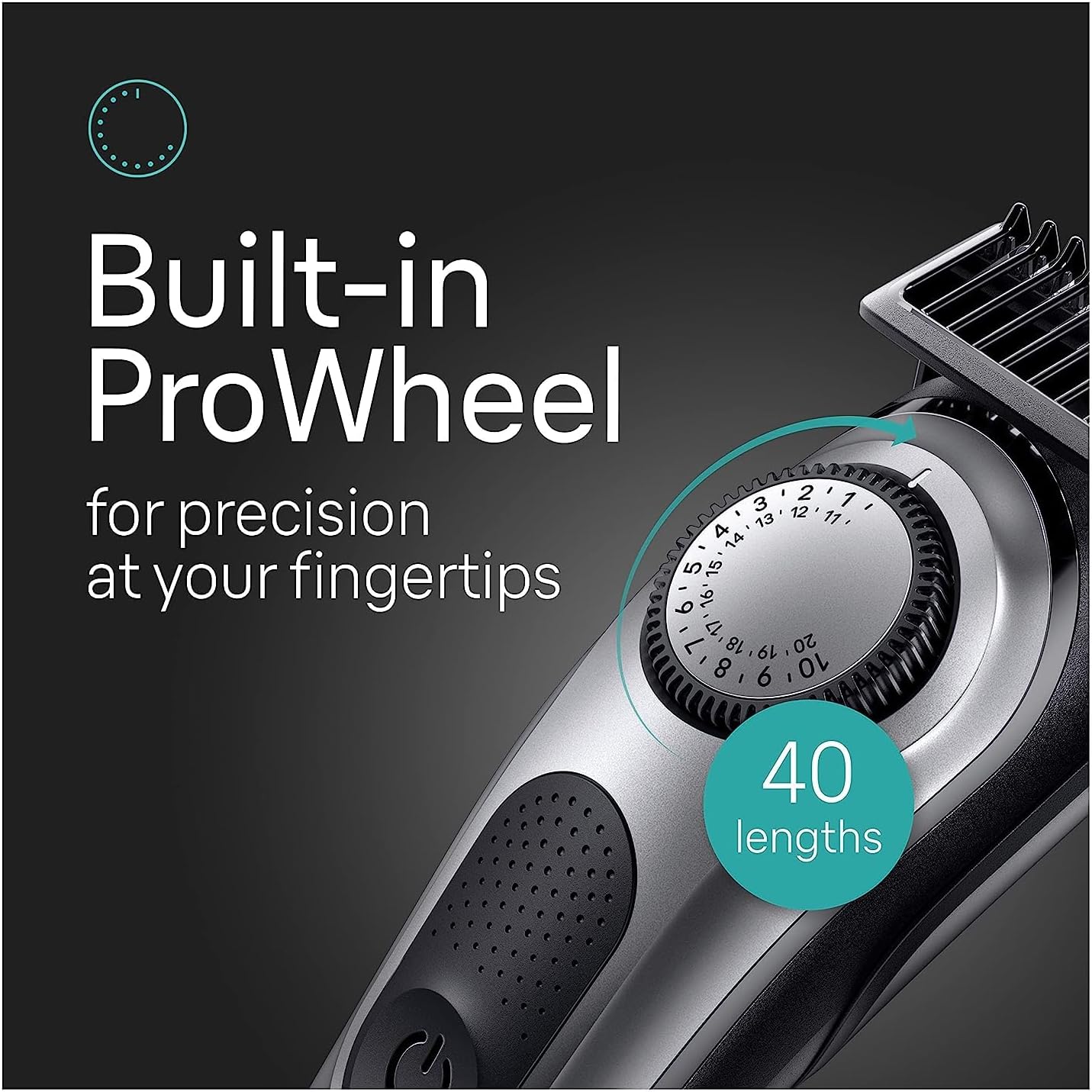 Braun All-in-One Style Kit Series 7 7410, 8-in-1 Trimmer for Men with Beard Trimmer, Body Trimmer for Manscaping, Hair Clippers & More, Sharpest Blade, 40 Length Settings, Waterproof