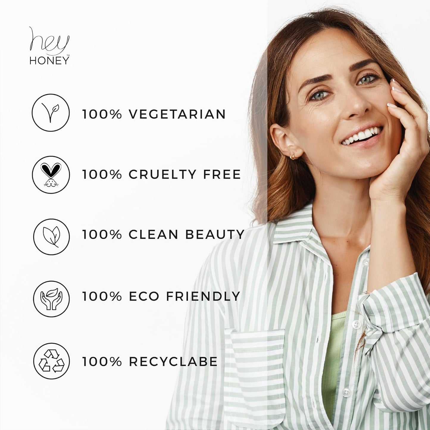 Hey Honey Skincare Relax - Rosacea Relief Cream for Sensitive Skin | Calming Face Moisturizer for Facial Redness & Irritation | Dermatologist Tested, Oil-Free with Honey & Propolis | 2.2 Oz