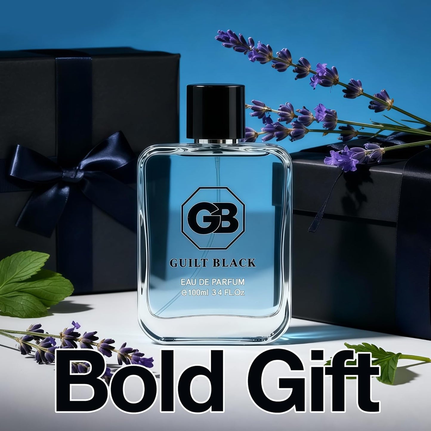 Cologne for Men Guilt Black Natural Spray Classic Long Lasting Scent Wonderful Fragrance Gift Eau De Toilette Men Perfume for Daily Use 3.4 Fluid Ounce