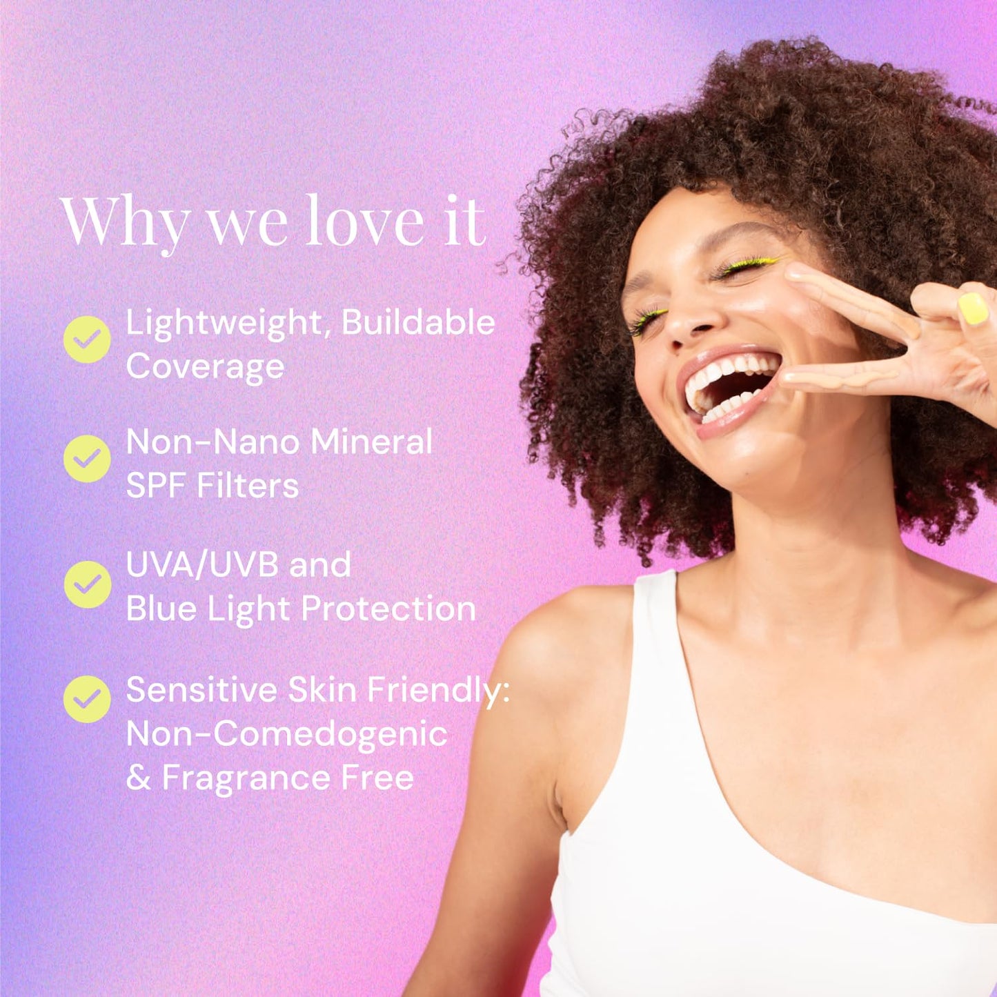 Naked Sundays BeautyScreen™ SPF 50 Mineral Peptide Foundation Tint – 2-in-1 Skin Tint & Mineral Sunscreen | Radiant, Buildable Coverage, Acne-Safe, Infused with Peptides (9.3 Rich Deep, 1.01 oz)