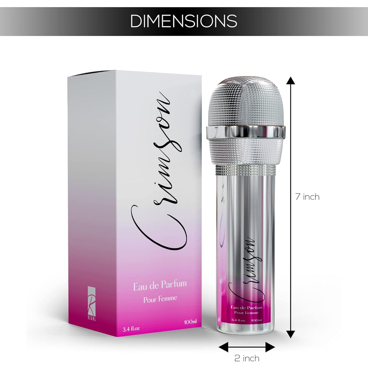 Perfume for Women – INSPIRED by A WORLD RENOWNED WOMEN'S PERFUME – Saffron, Jasmine, Amberwood, Cedar – Sexy, Sweet, Warm, Long-Lasting 3.4 fl oz