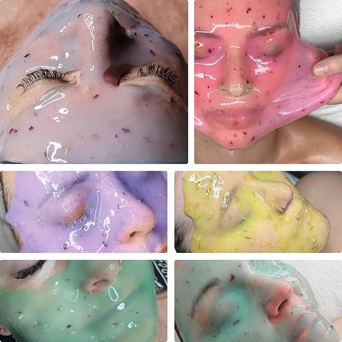 Bulgarian Rose Jelly Masks For Facials Professional, Rose Masks Powder Facial Mask, Hydrojelly Jelly Gel Face Mask For Peel Off, Smooth & Hydrating Mask for Face Skin Care Of Home Spa