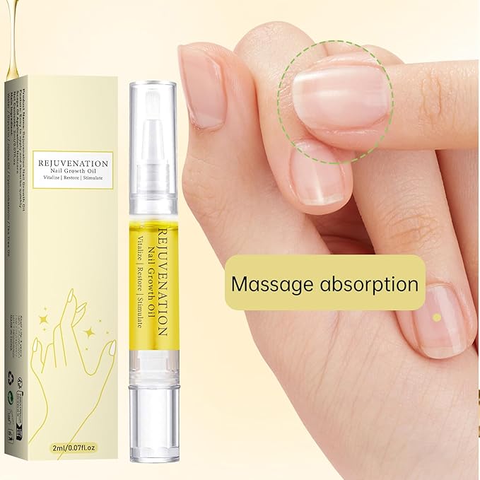 Nail Nutrition Oil Pen Nail Treatment Cuticle Revitalizer Oil Nail Growth Oil for Repairing and Strengthening Peeling and Broken Fine Nails