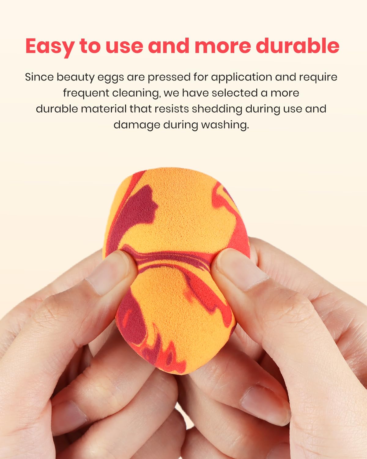 Random 3Pcs Makeup Sponges from 4 Colors, Tricolor Fusion Beauty Shape Makeup Sponge for Foundation, Concealer, Powder Cream and Liquid Application (Blind Box)