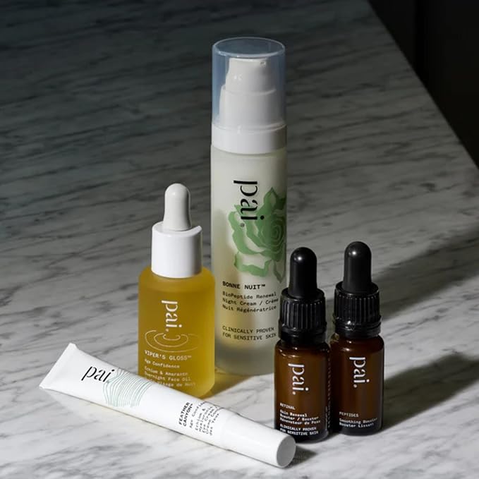 PAI SKINCARE - Organic Viper's Gloss Echium + Amaranth Overnight Face Oil | Natural, Vegan, Sensitive Skincare (1 fl oz | 30 mL)