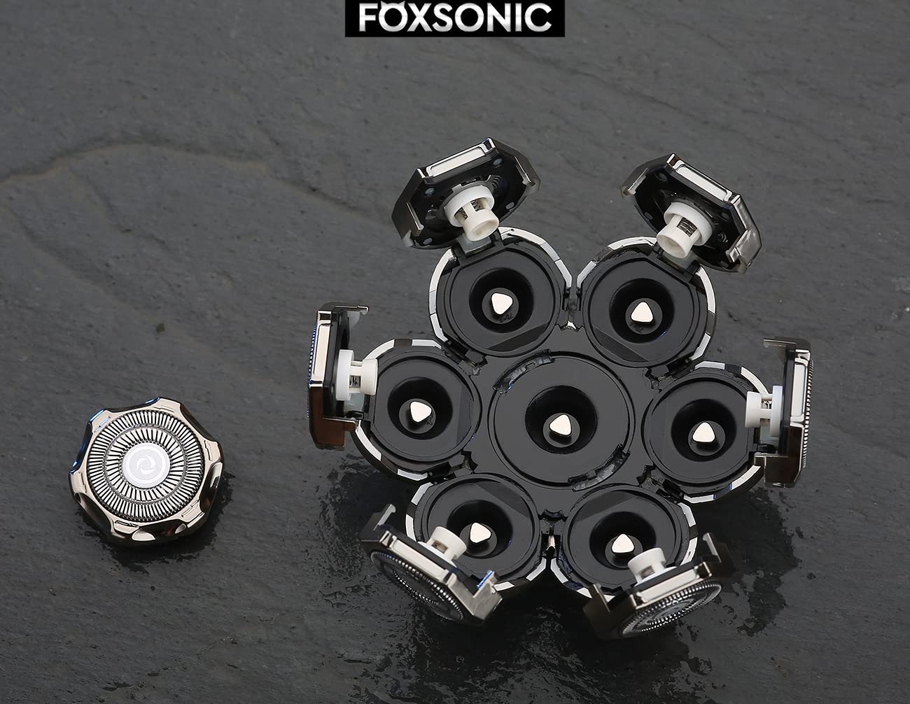 Universal 7 Blades Head Shaver Replacement Heads Compatible with Wyklaus SHPAVVER shaver Many Main Brands Electric Shaver Razor Bald Men Head Shaver Blades