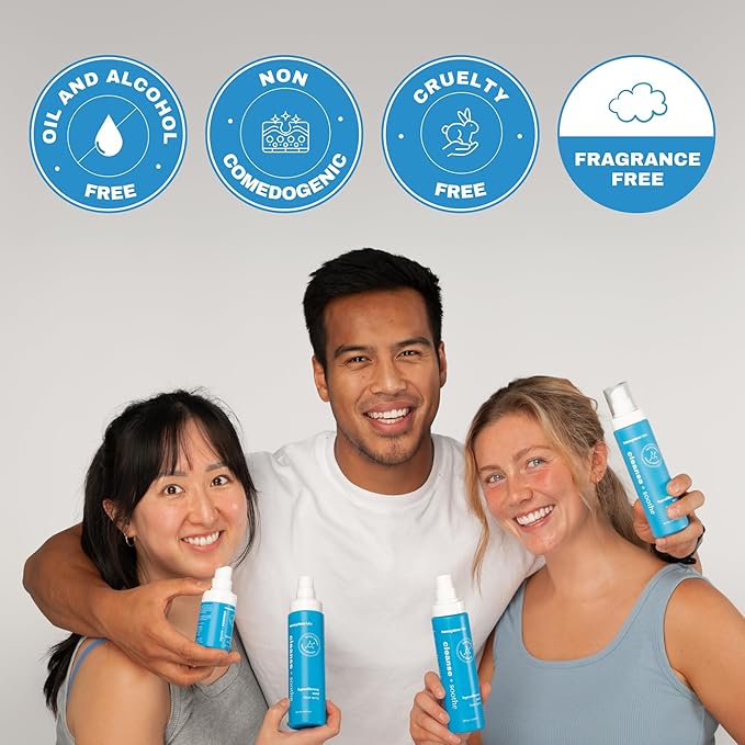 Hypochlorous Acid Spray – HOCl Face & Skin Mist for Acne, Eczema & Irritation – Multi-Purpose Skin Repair – Eyelid Cleanser, Post-Workout, Post-Procedure, Scalp & Sensitive Skin – 6.8 oz