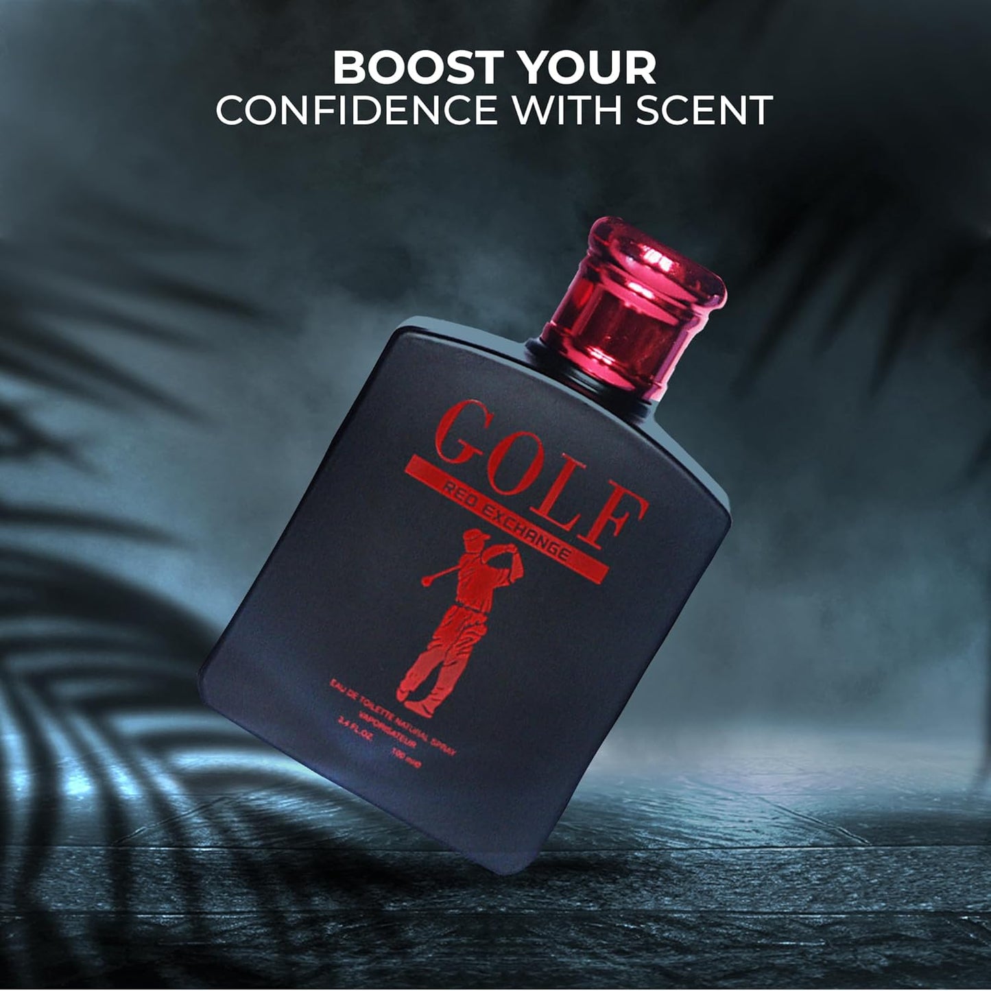 Golf Red Men's Cologne–Bold & Sophisticated Scent With Citrus, Spice, And Woody Notes – Long Lasting Fragrance For All Occasions
