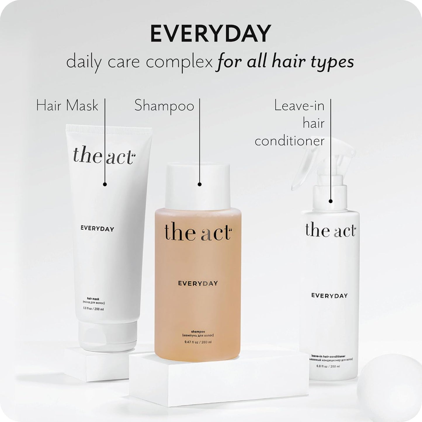 Everyday Organic Shampoo - Moisturizing, Restorative, Nourishing Care for All Hair Types, Curly and Normal Hair, for Women Men, Sulfate Free, Vegan, 9.47 fl oz (Everyday)